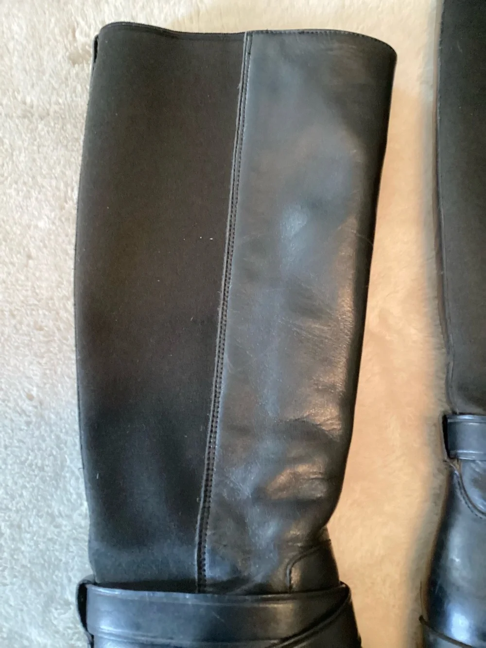Coach Black Leather Riding Boots - Size 6.5